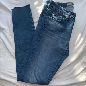 AG Adriano Goldschmied Mid-Rise Skinny ankle Jeans